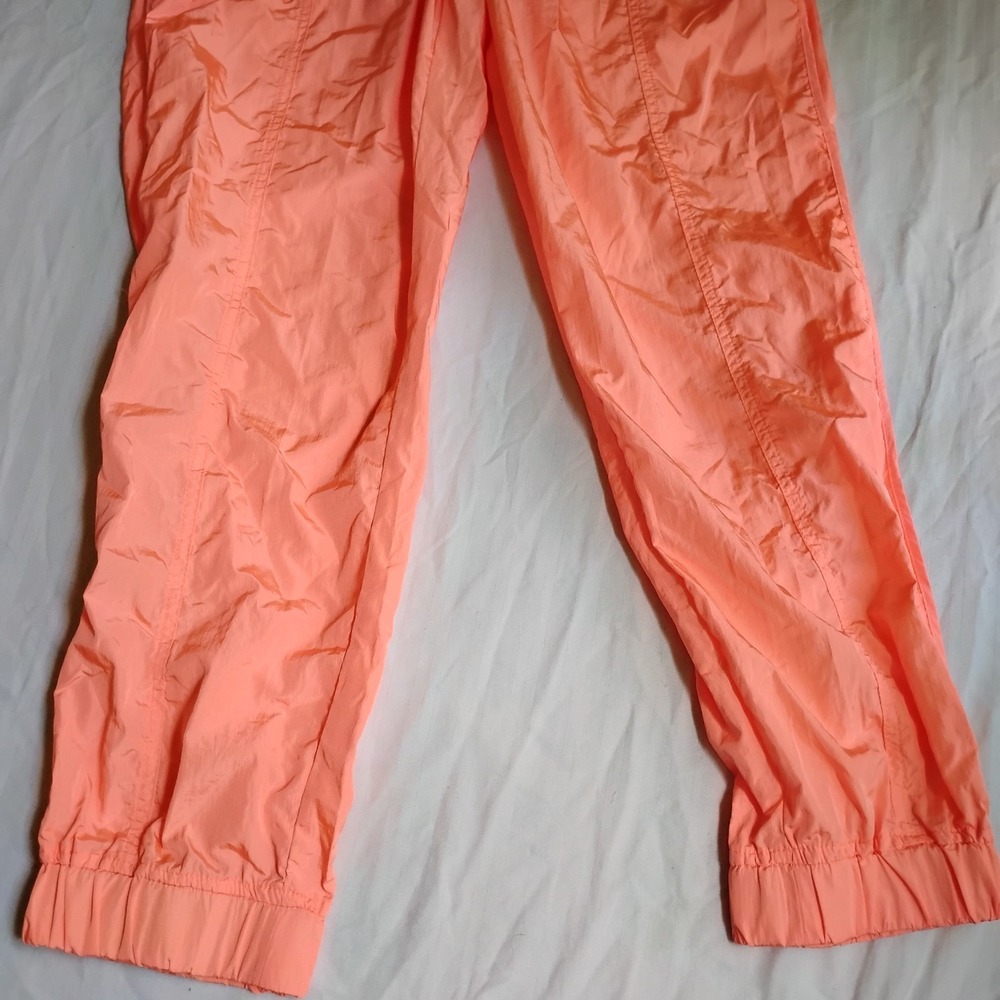 Free People Movement Pants Small The Way Home Jogger Windbreaker Neon Athletic - Picture 4 of 14